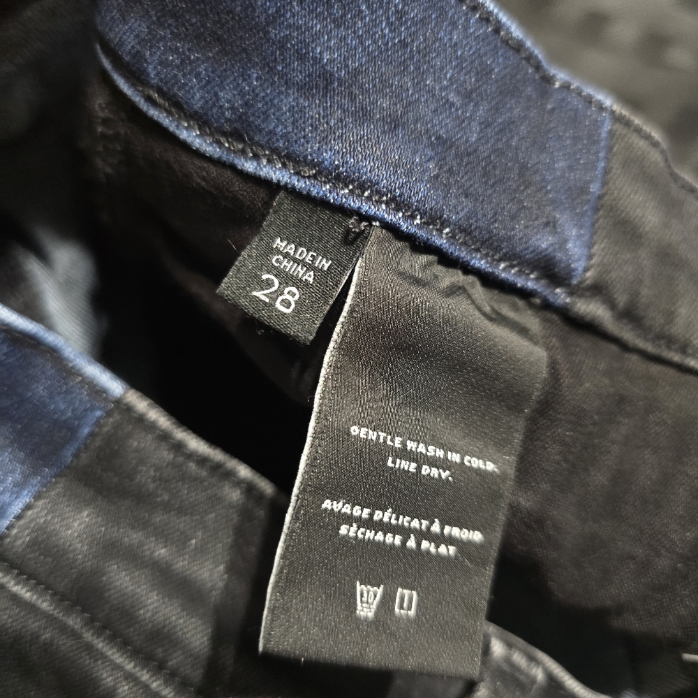 J Brand Maria High Rise Skinny Jeans in Duality, Two-Toned, Stretch, Sz 28, EUC! - Picture 12 of 13